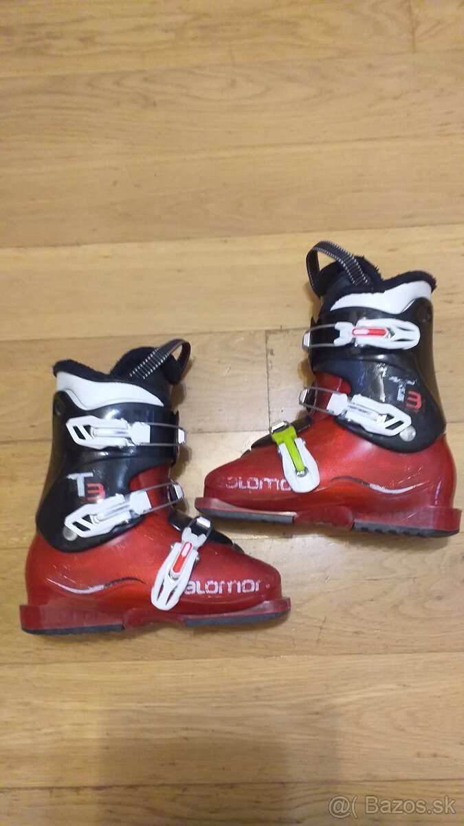 Lyže 120cm + palice + lyžiarky - 4