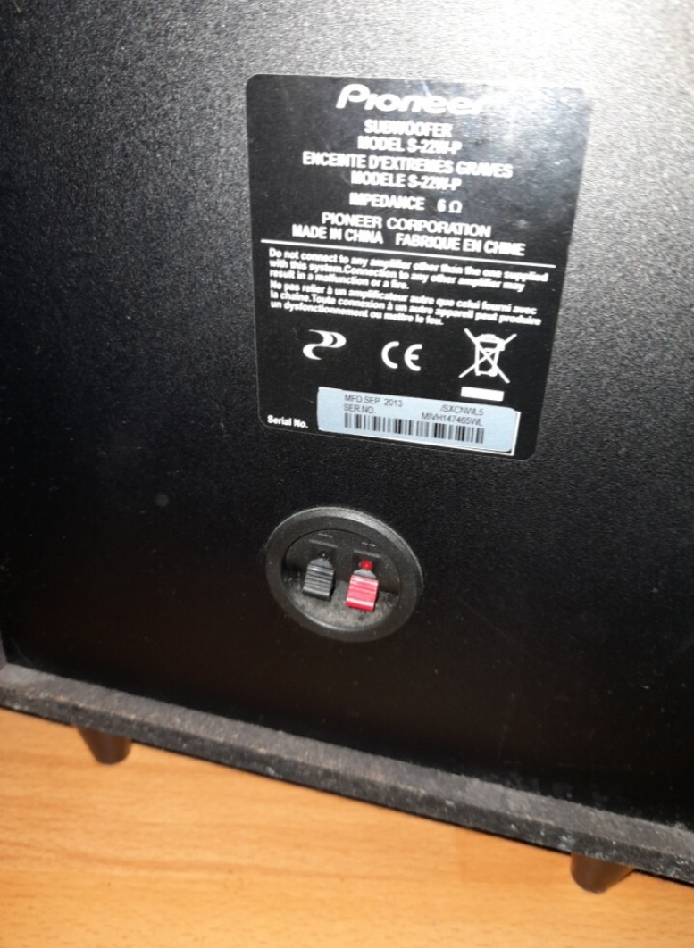 Predám pasívny subwoofer Pioneer S‑22W‑P - 4