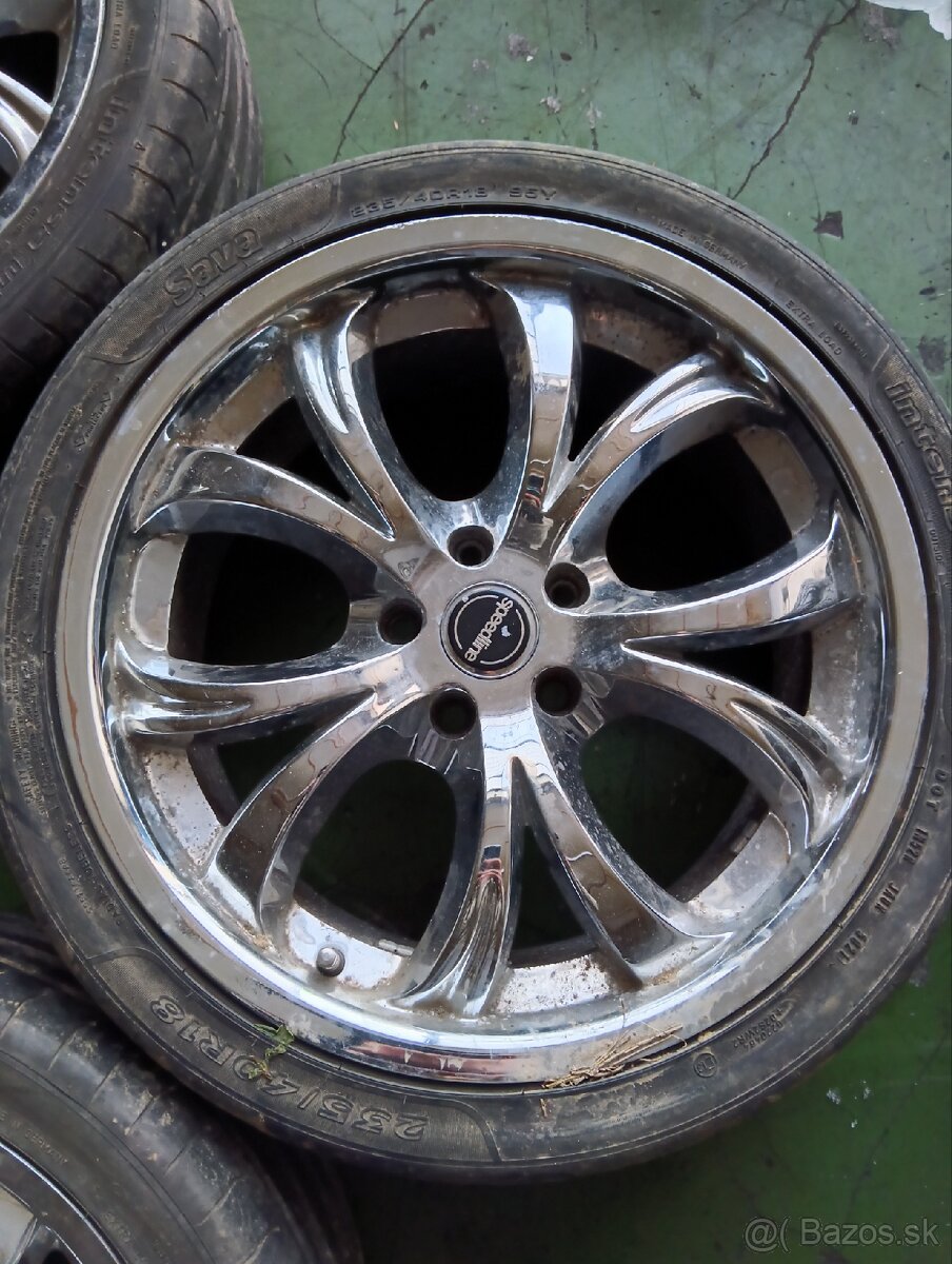 Chrómové alu disky 5x112 R18 - 4