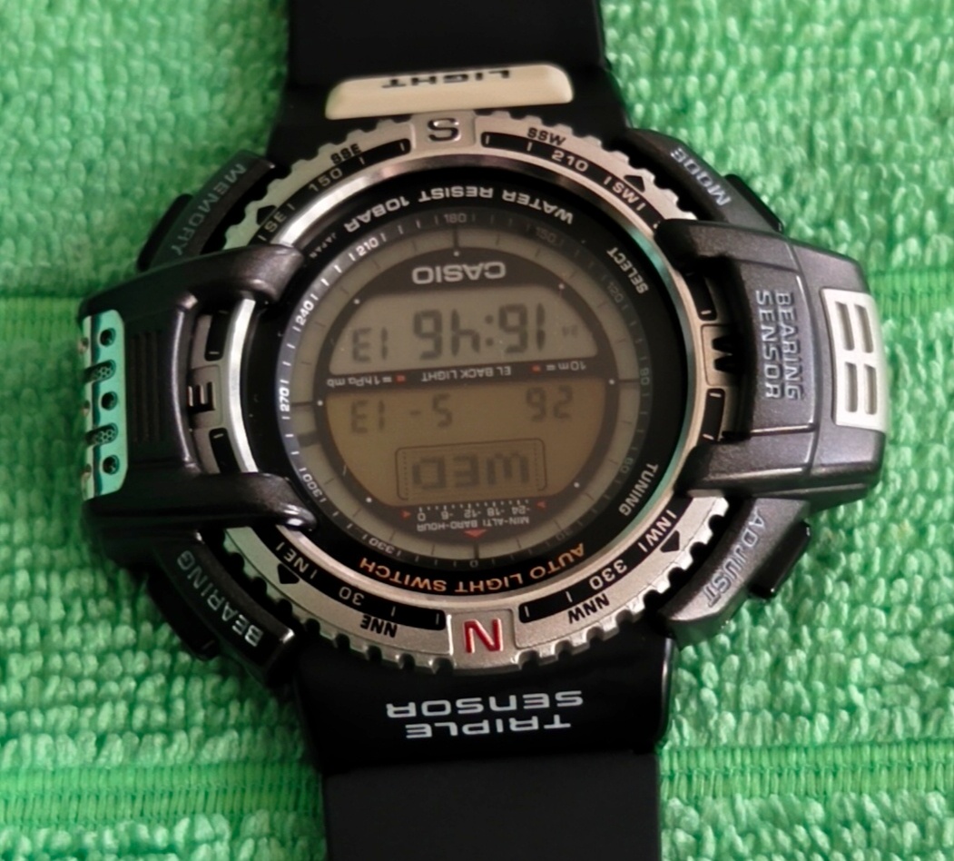 Casio Protrek PRT-40 Kompas, Barometer, Výškomer - 4