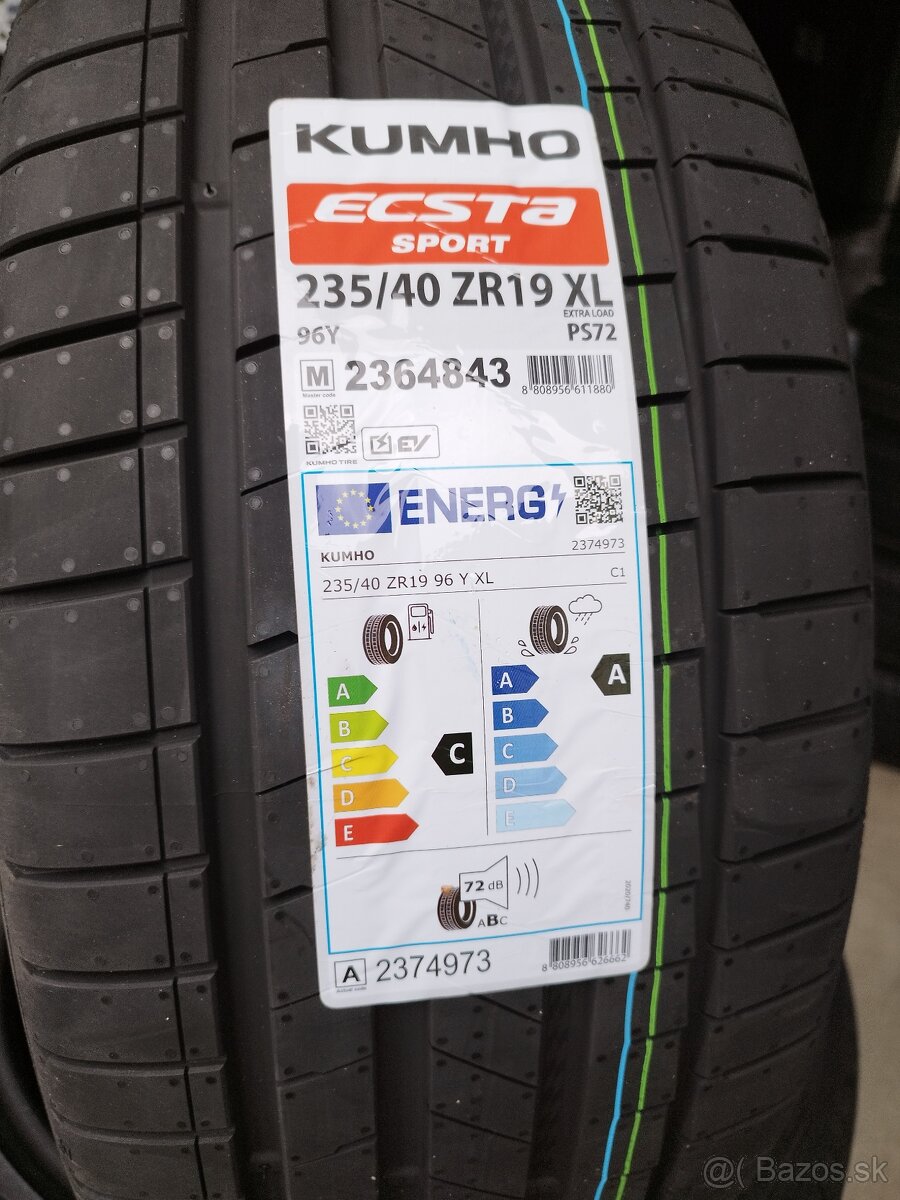 Letné pneumatiky 235/40/19 - 4