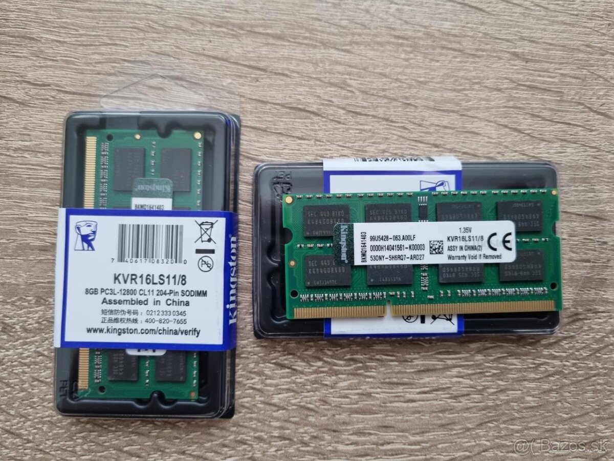 8GB DDR3 DDR3L RAM SAMSUNG KINGSTON - 4