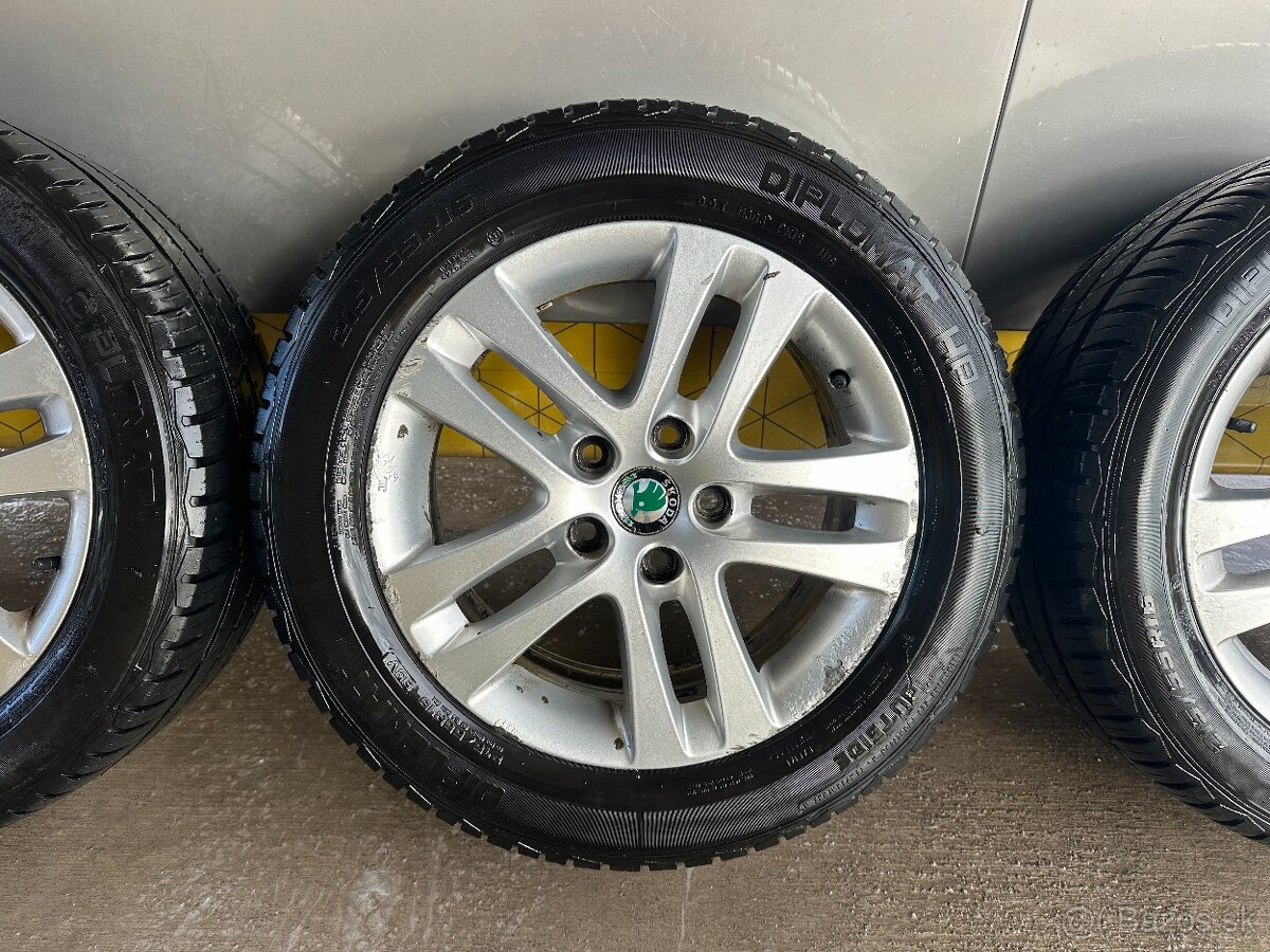 ŠKODA disky 215/55 R16 - 4