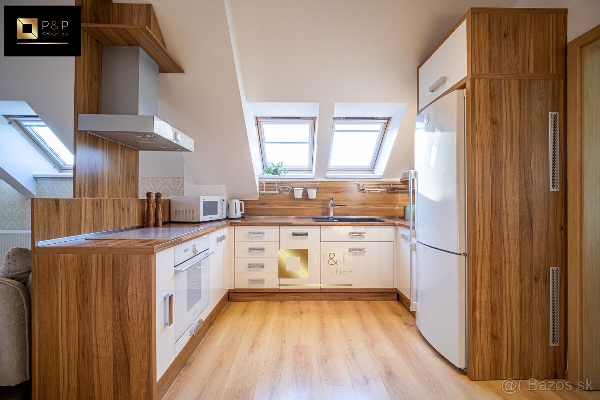 NA PRENÁJOM – Štýlový 3-izbový podkrovný byt, Jesenná KE - 4