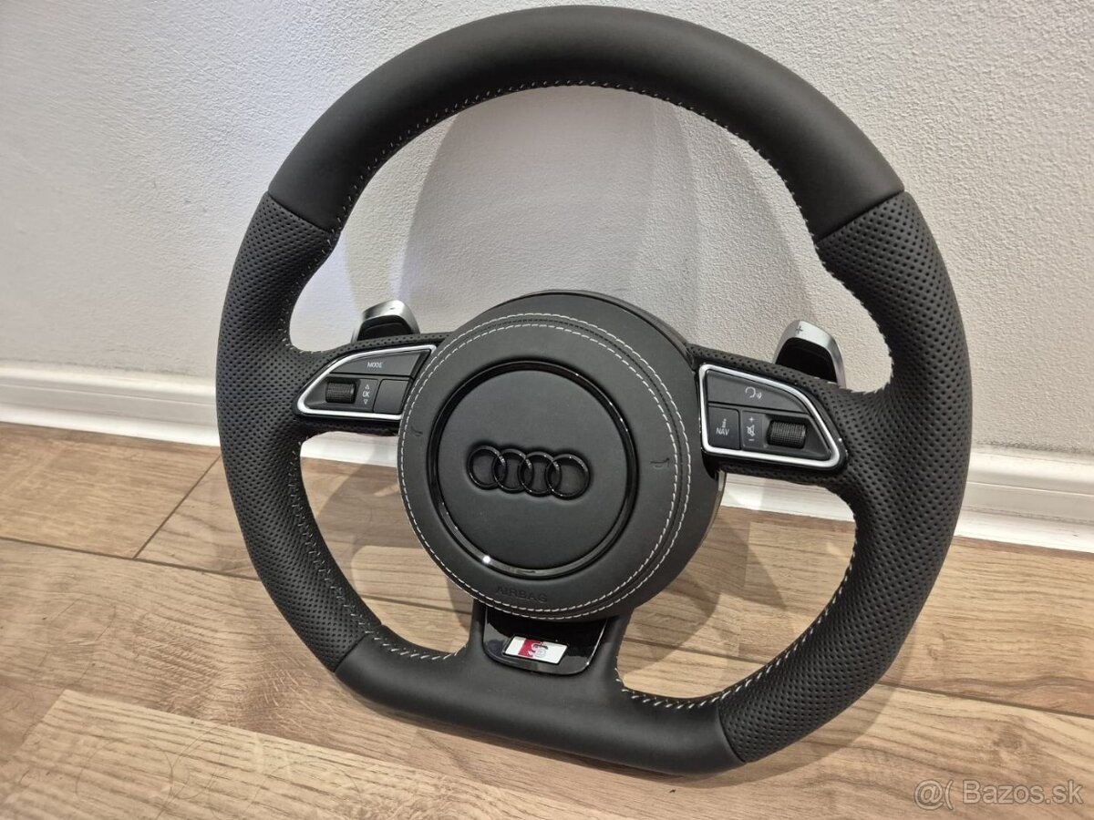 VOLANT AUDI KOŽENÝ MULTIFUNKCNY + AIRBAG - 4