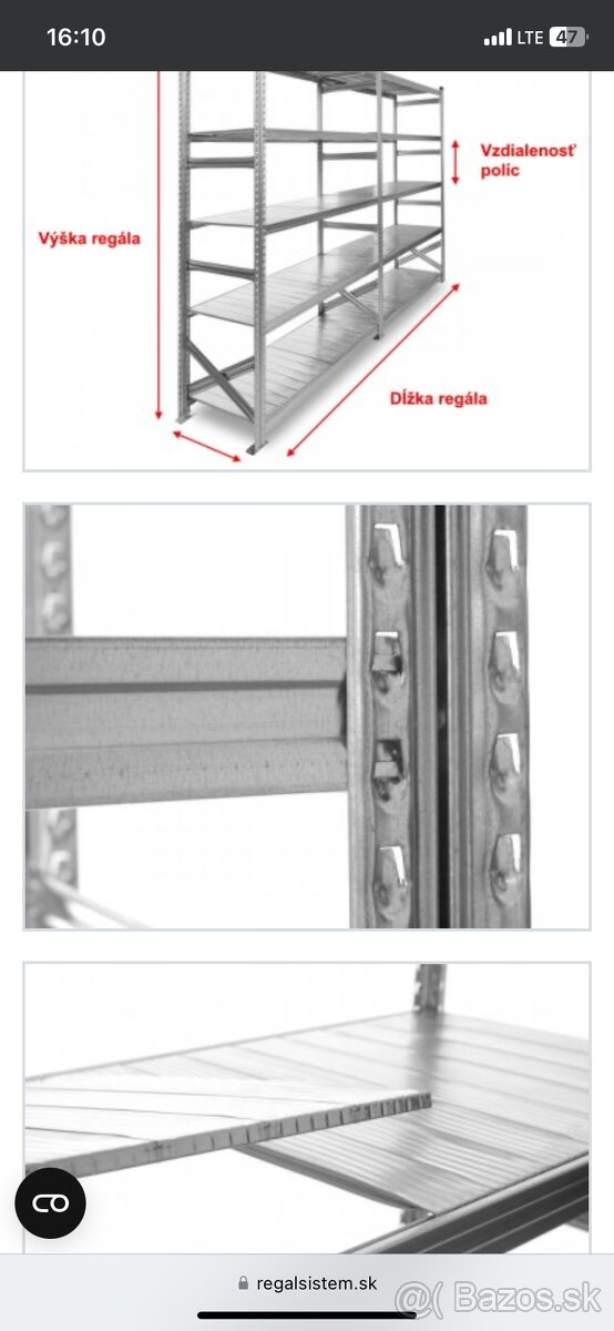 Predám skladový regálový sistem - 4
