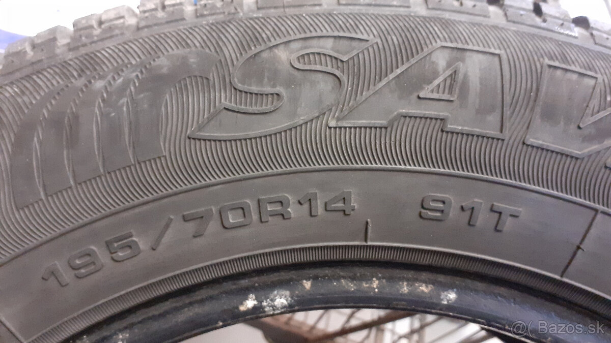Predam SAVA 195/70 R14 letne - 4