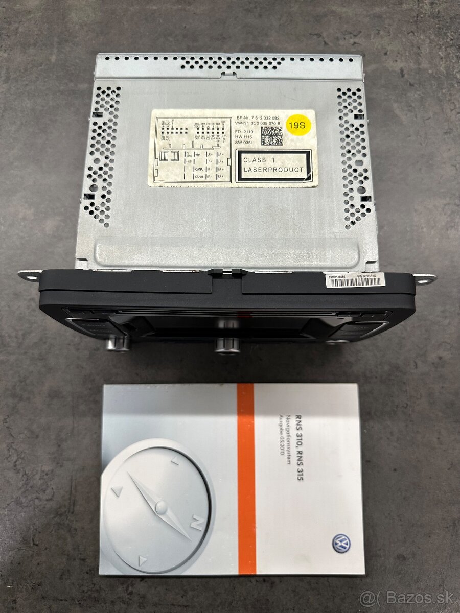 Rádio RNS 310 vw group - 4