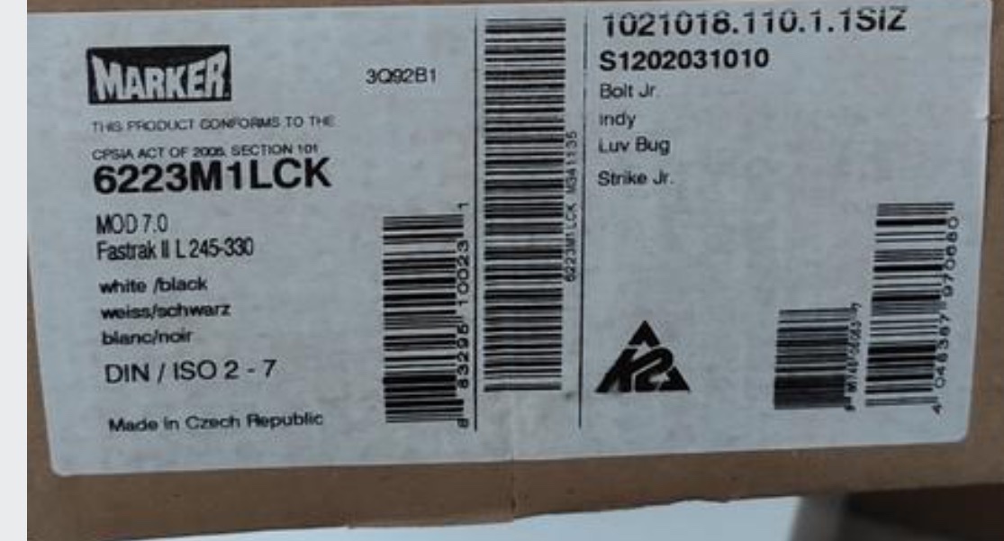 Detské lyže Atomic s viazaním - 4