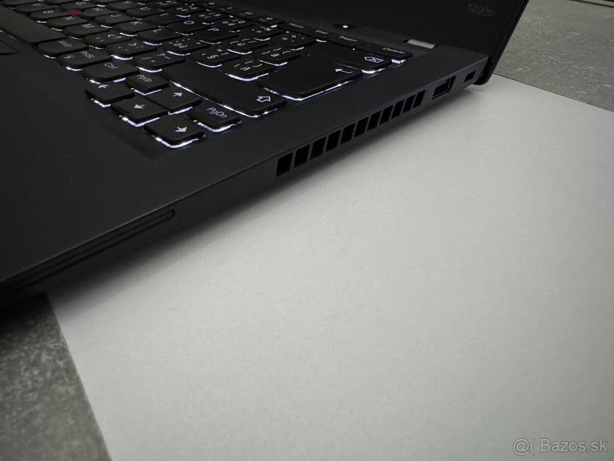 Dotykový Lenovo ThinkPad T490s – 14” FHD, i5, SSD, Win11 - 4