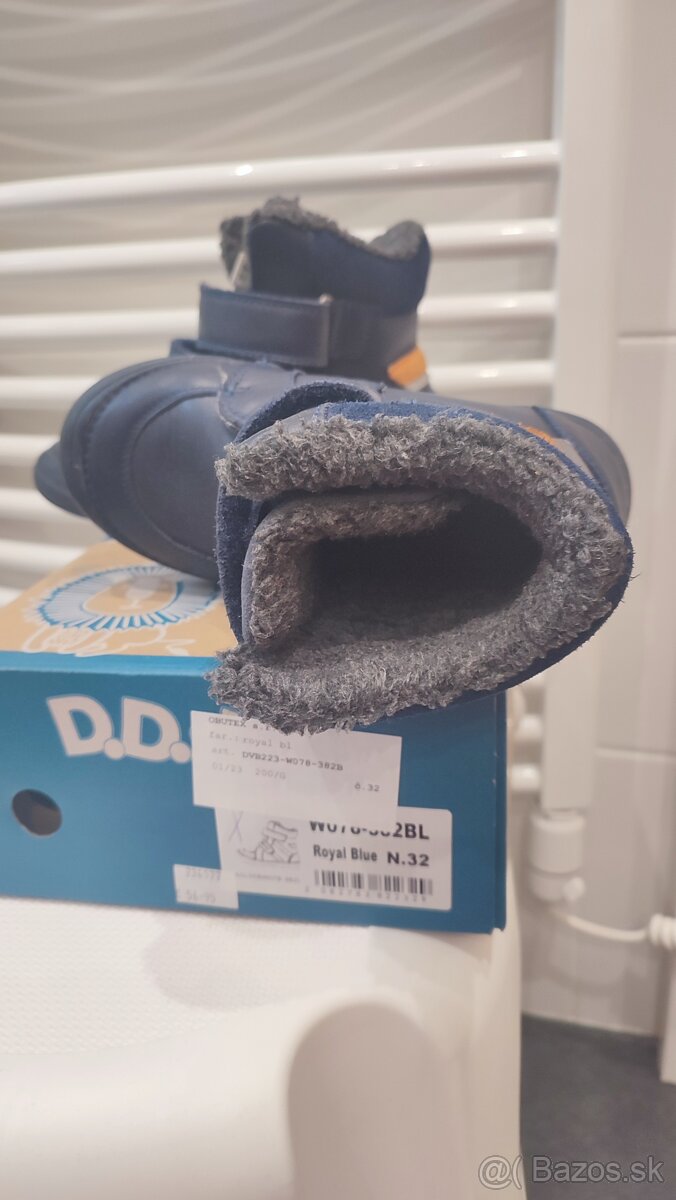D.D.step dd step zimné zateplené topánky/ čižmy v.32 - 4