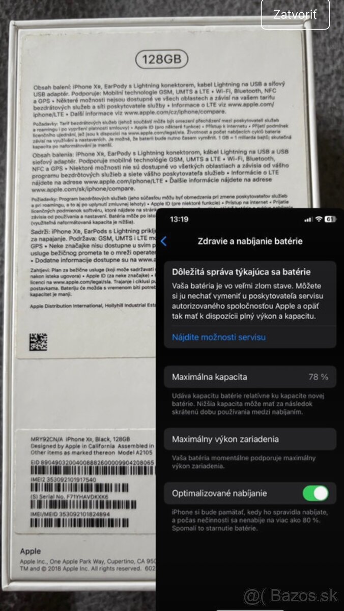 iPhone XR Black 128GB - 4