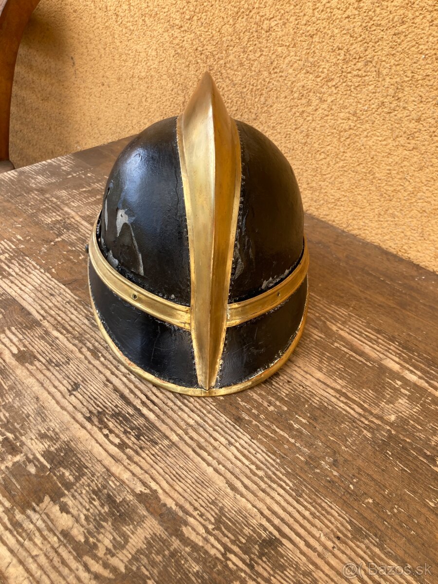 Hasičská přilba - stará - 1.republika - 4
