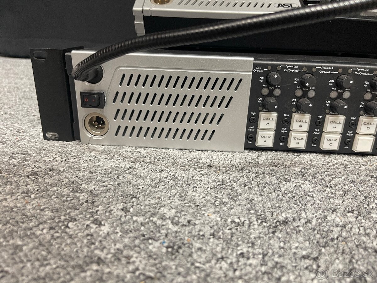 ASL Intercom zakladna stanica + speker stanica + Clear Com - 4