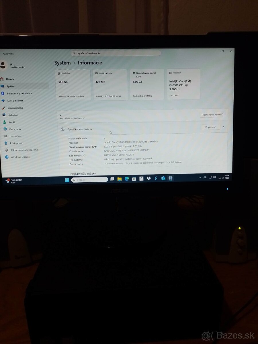 Komplet značkový PC HP - 4