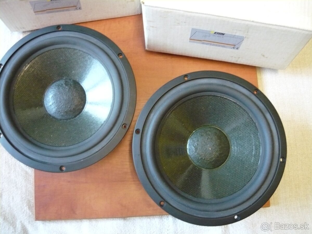 3.pásmové repro AJ basové 11", kábel CINCH. jvc, TEAC, son - 4