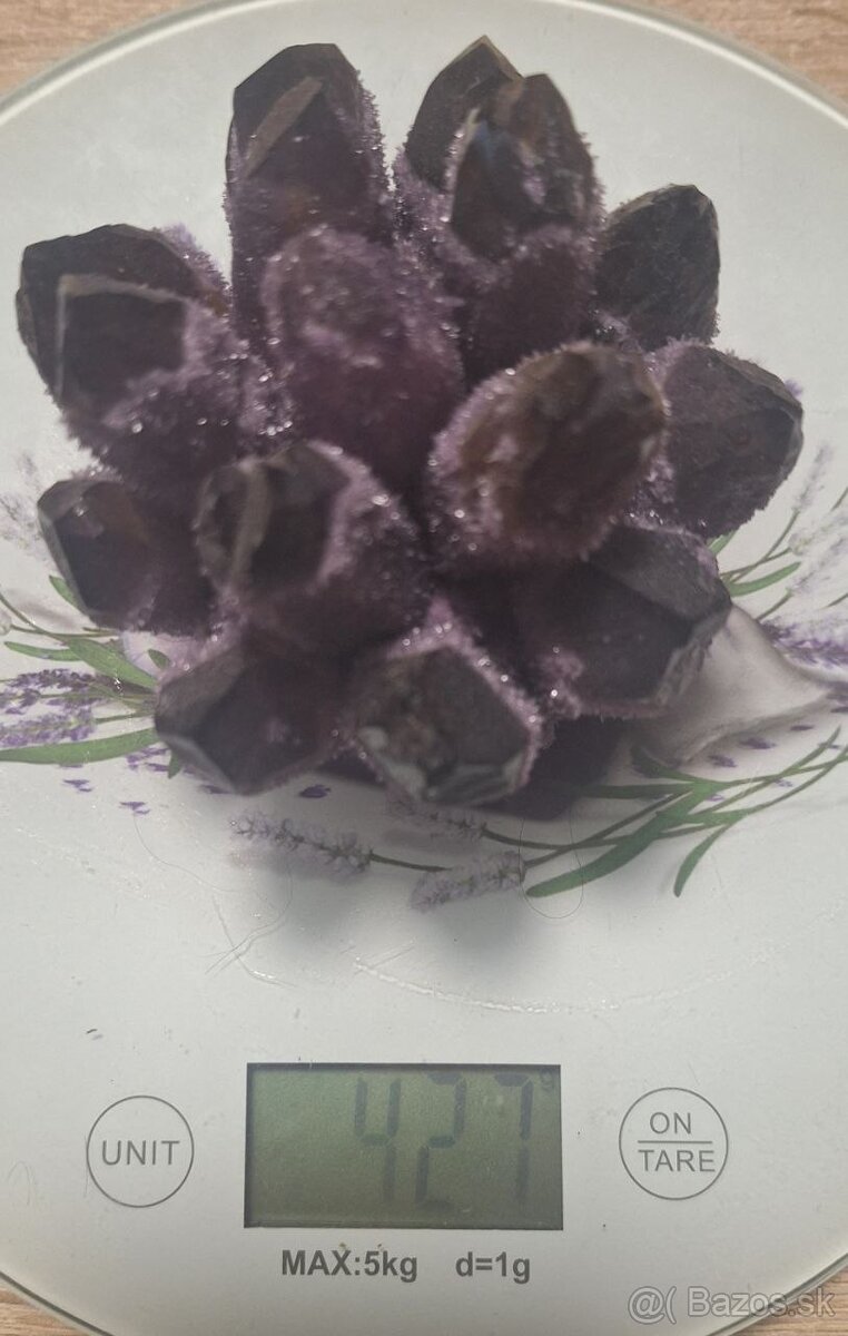 Prírodný Fialový Ametyst Phantom - typ 2 - 4