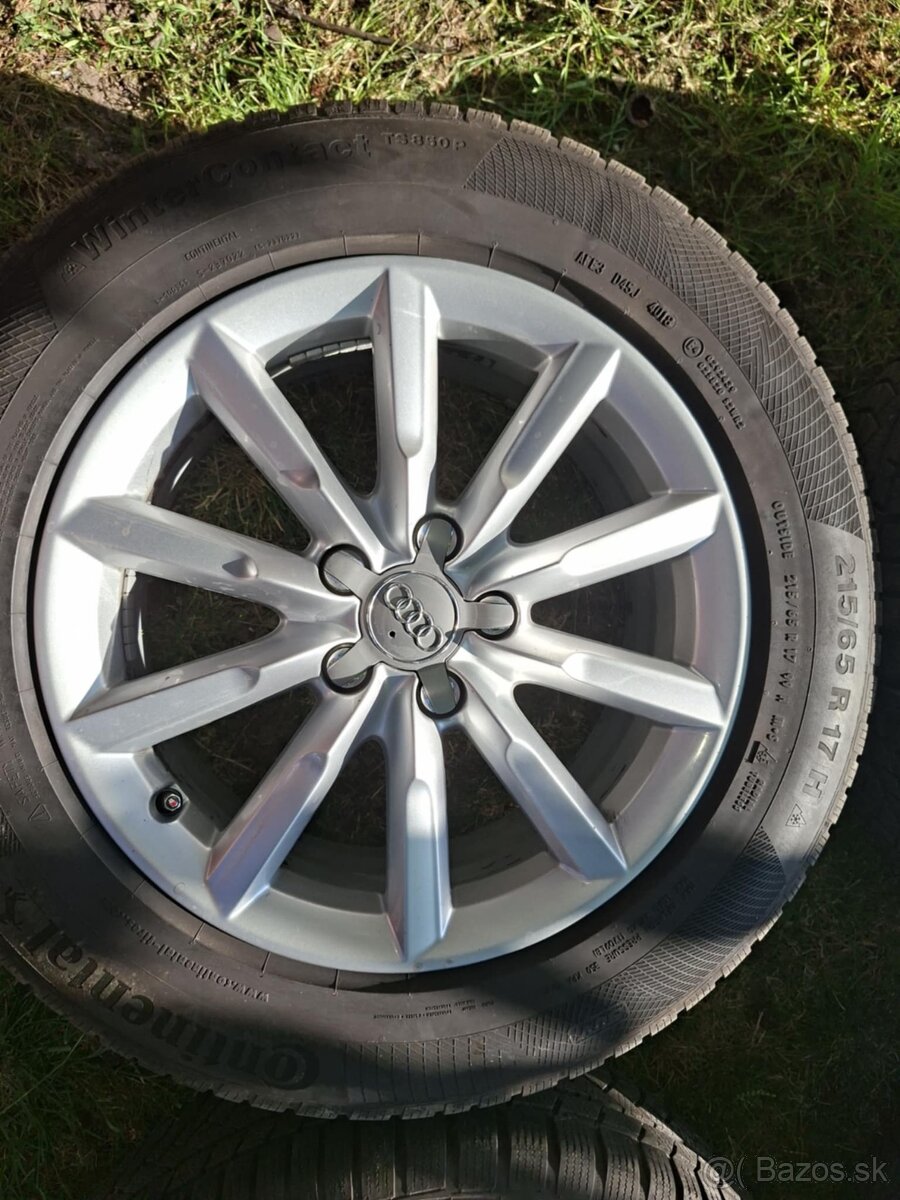 Zimne pneu Q3 audi 215/65r17 5x112 57.1 et43 - 4