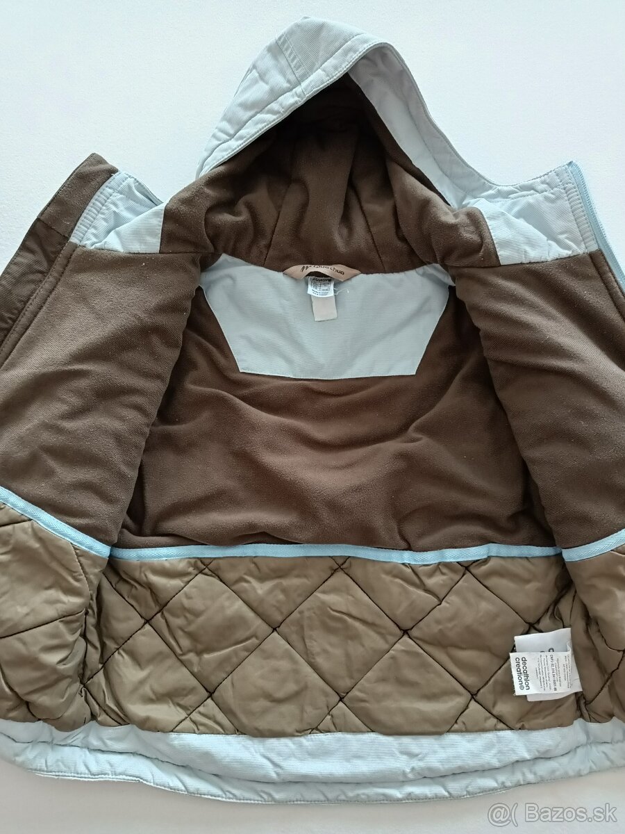 Detská teplá bunda Quechua - vek 4 roky - 4