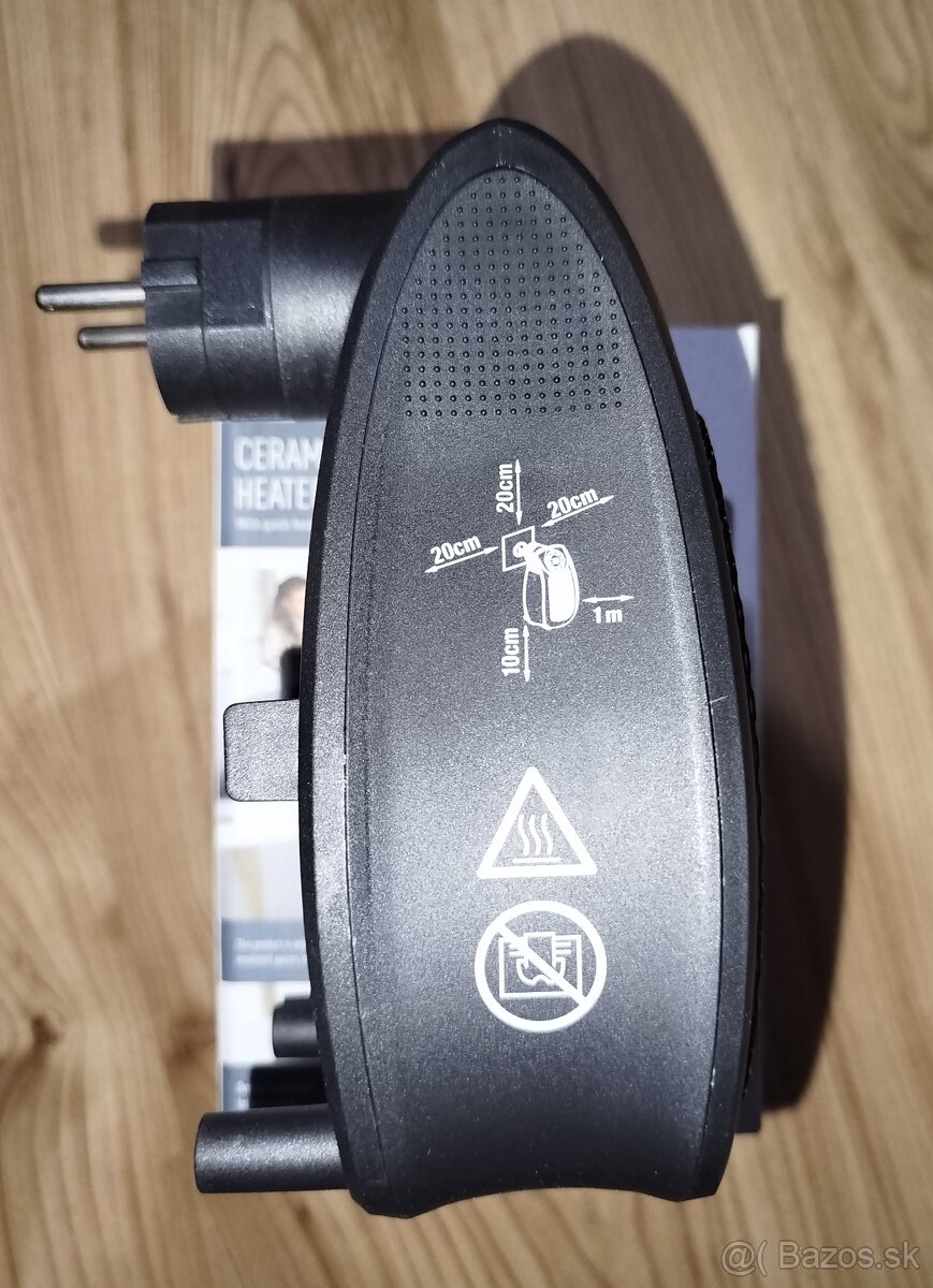 Zásuvkový keramický ohrievač SilverCrest 600W – nový - 4