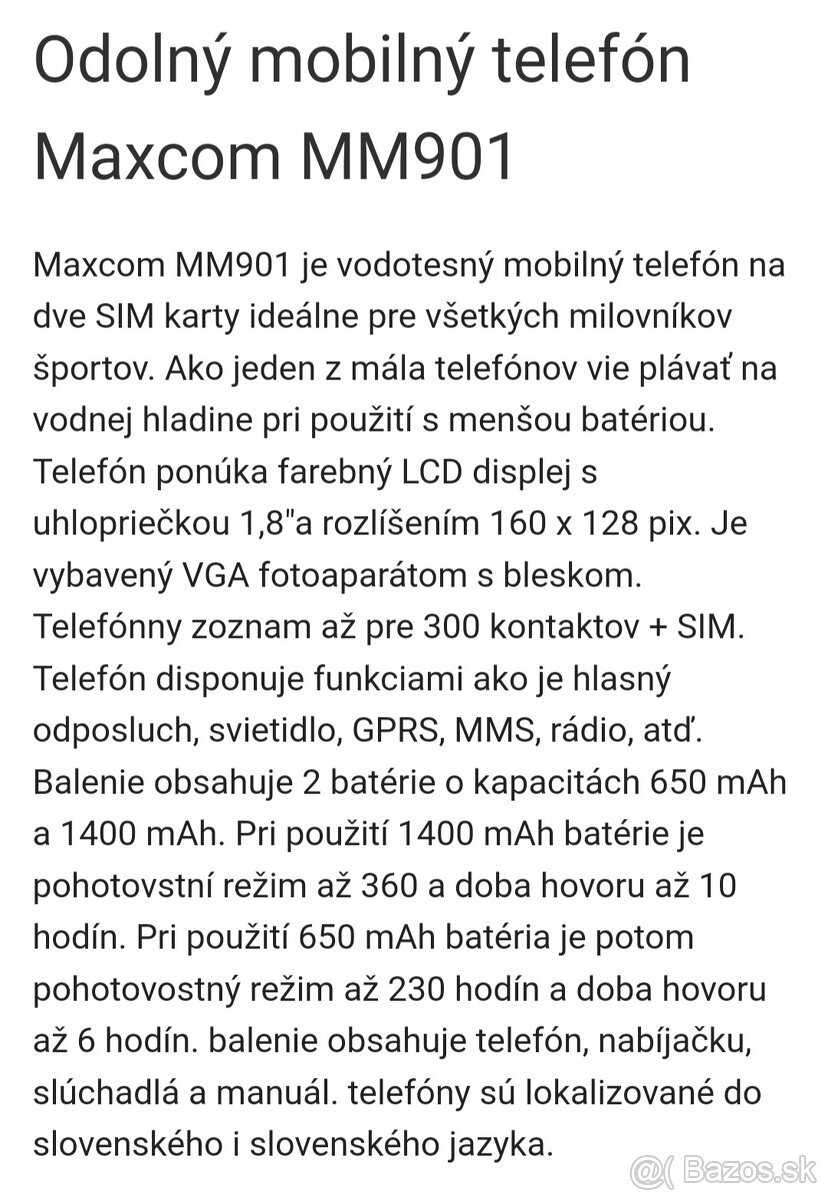 Maxcom MM 901 - 4