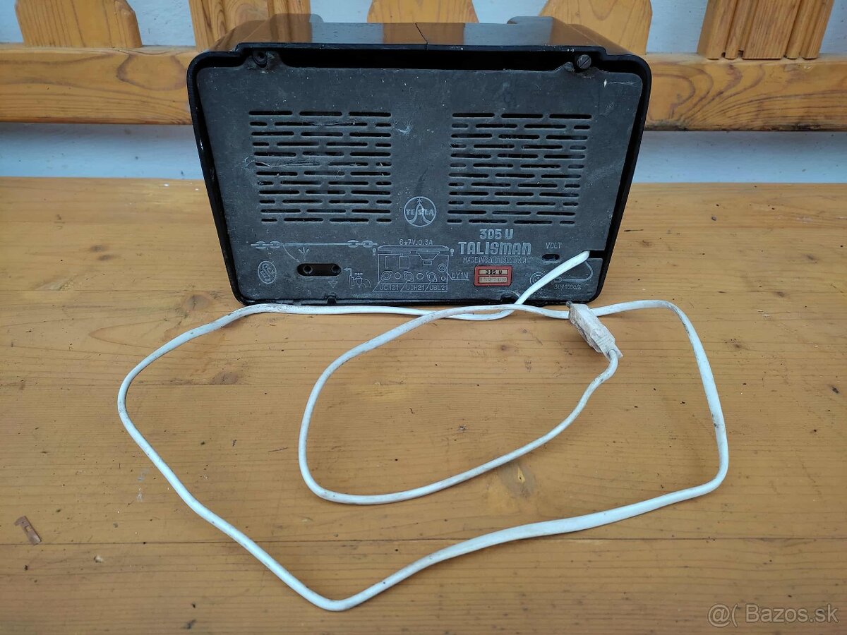 Vzácne rádio Talizman 305 U - 4