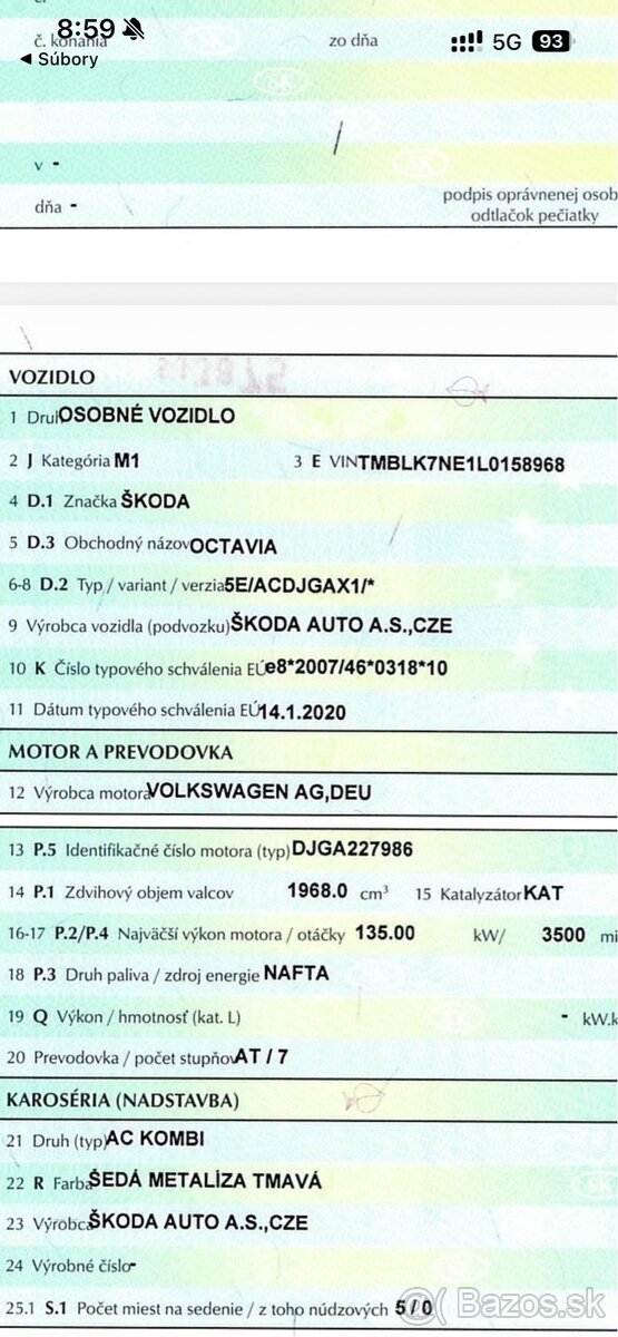 Svetlo na Škoda Octavia - 4
