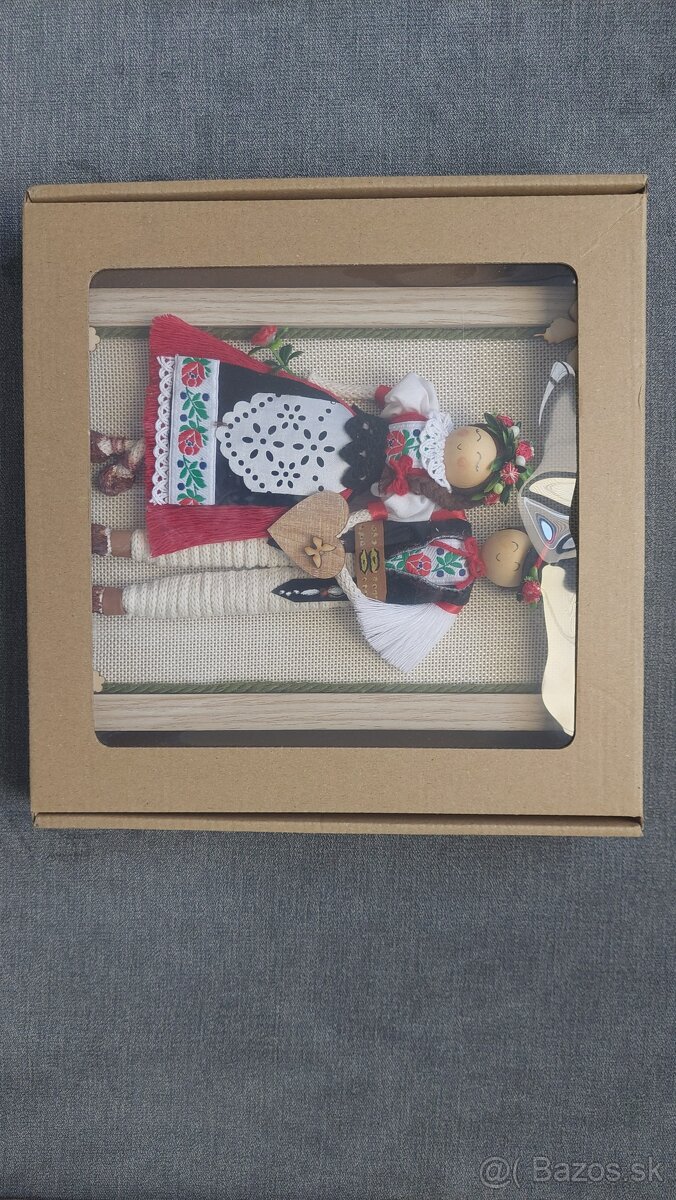 Makrame obraz novomanželov - 4