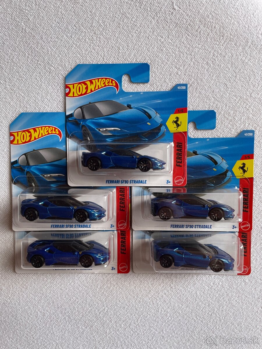 Hot wheels autíčka Ferrari - 4