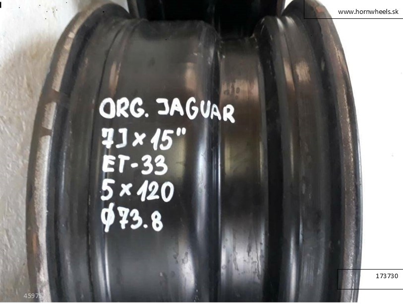 01-Jaguar 5x120 R15 plechové disky 7J ET33 1243 - 4