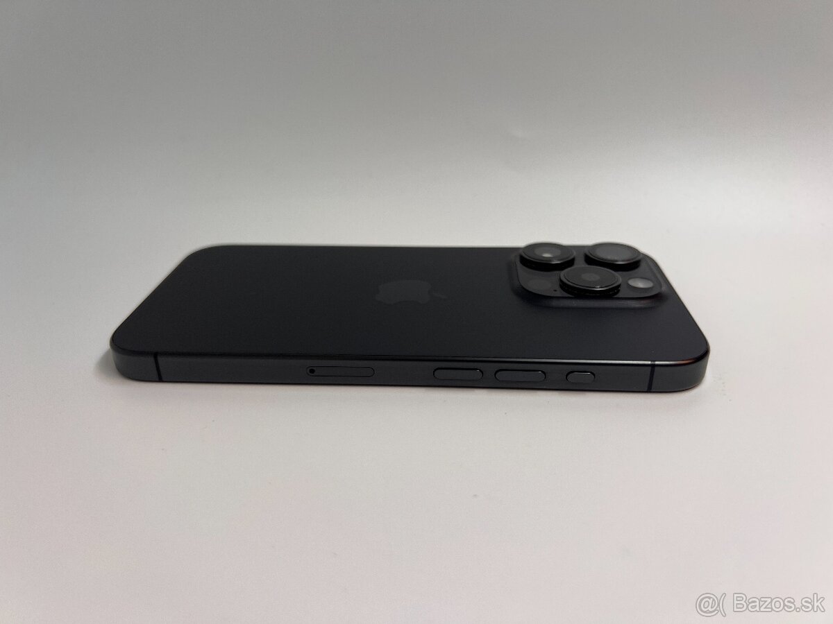 IPHONE 15 PRO BLACK TITANIUM 128GB ZÁRUKA - VEĽMI PEKNÝ STAV - 4