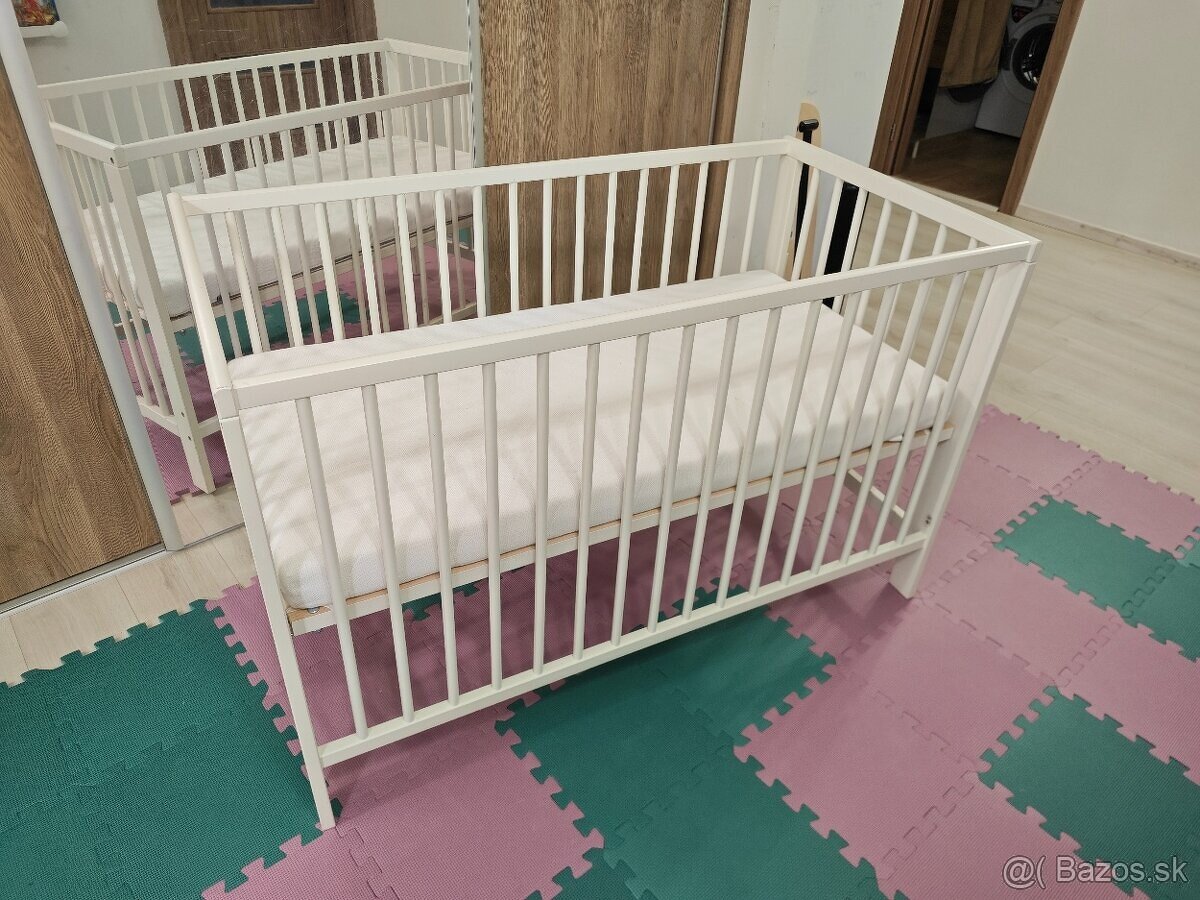 Detská postieľka Gulliver s matracom - IKEA - 4