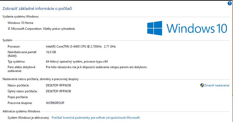 PC Intel Core i5-6400 2.70 GHz, NVIDIA GeForce GTX 970 1GB - 4
