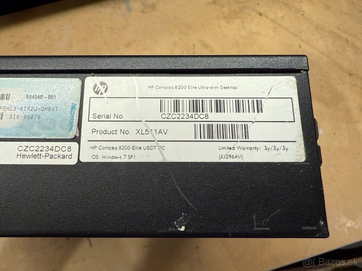 Predám pokazený počítač HP 8200 USDT na diely. - 4