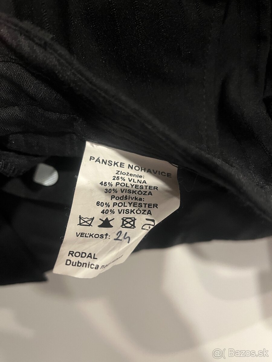 Pánsky čierny oblek - 4