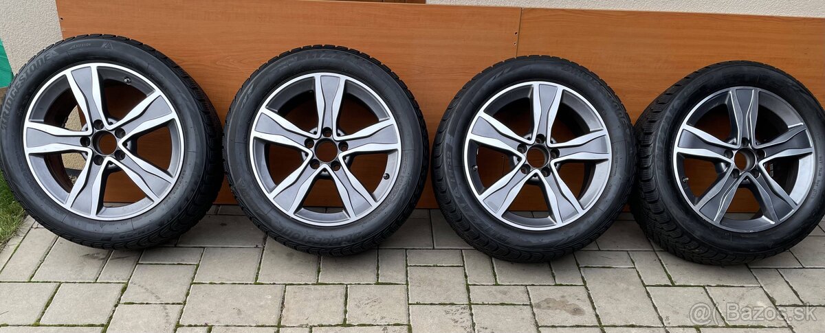 Orig. Mercedes alu disky 5x112 ET48,5 225 50 R17 zimné - 4