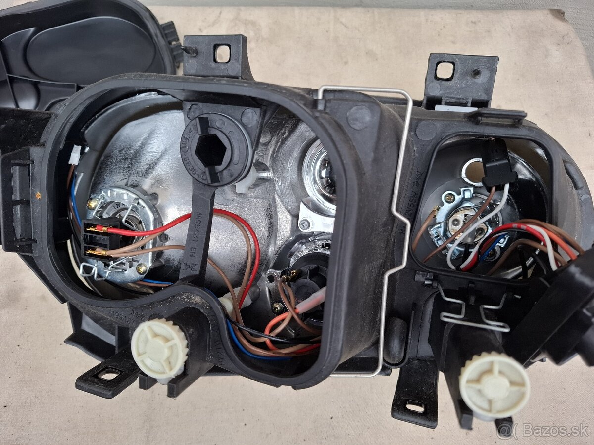 Sklenené predné svetlá golf 4 mk4 - 4