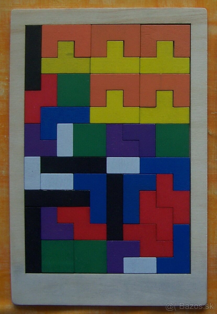 Drevena skladačka + Puzzle Vintage - 4