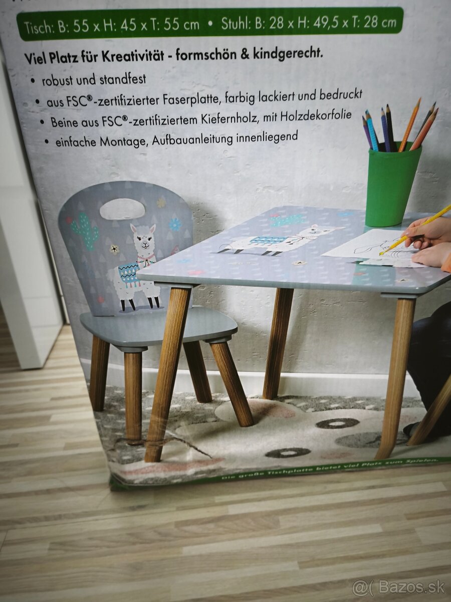 Detský stolík so stoličkami Kesper - 4