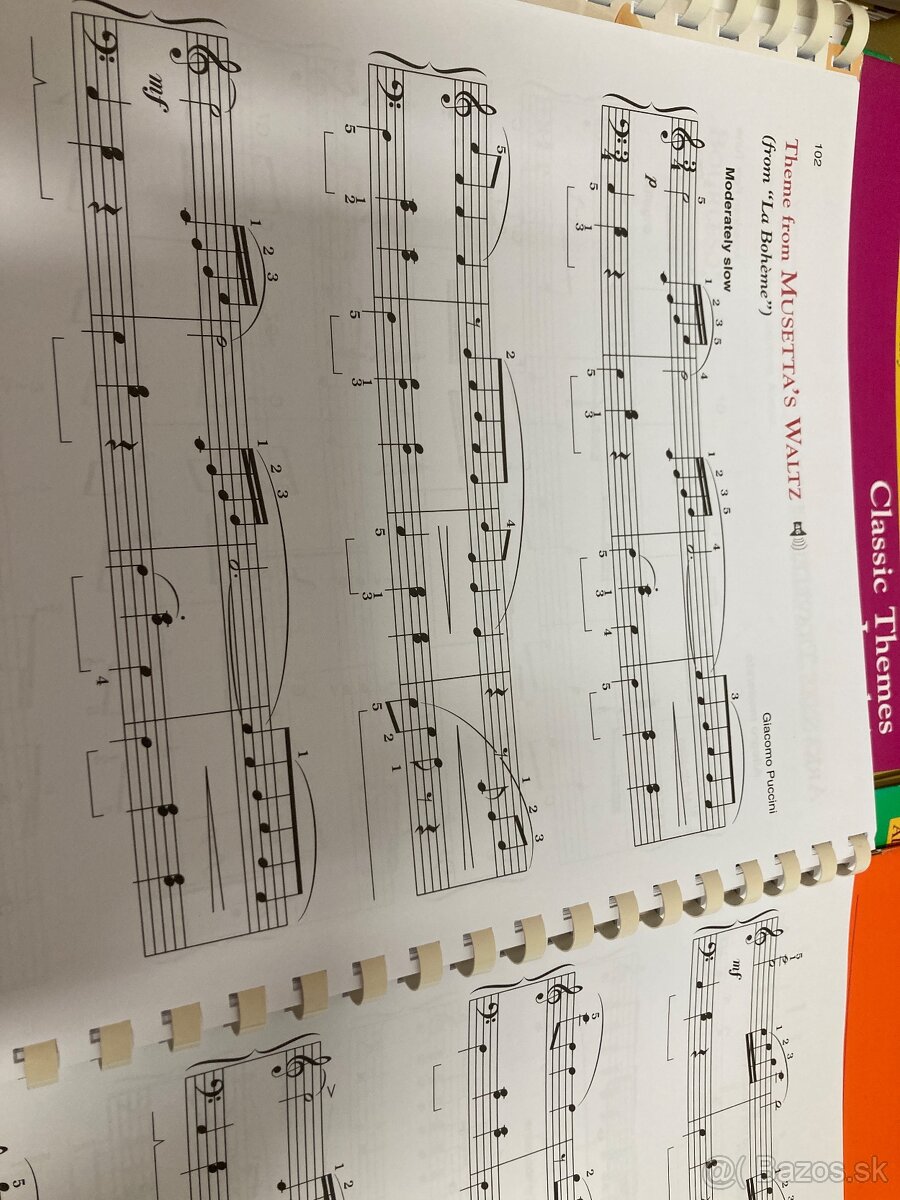 Noty pre klavír - 4