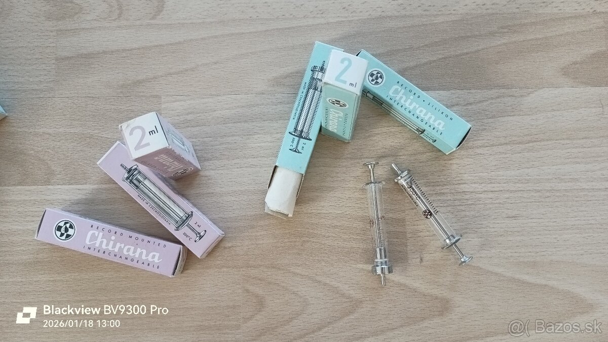 Sklenené striekačky CHIRANA - 4