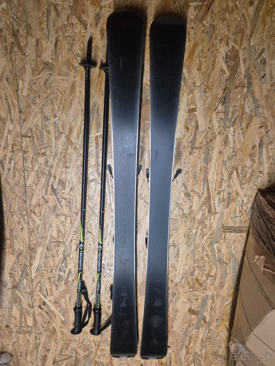 DETSKE LYZE 120CM + PALICKY 100CM - 4