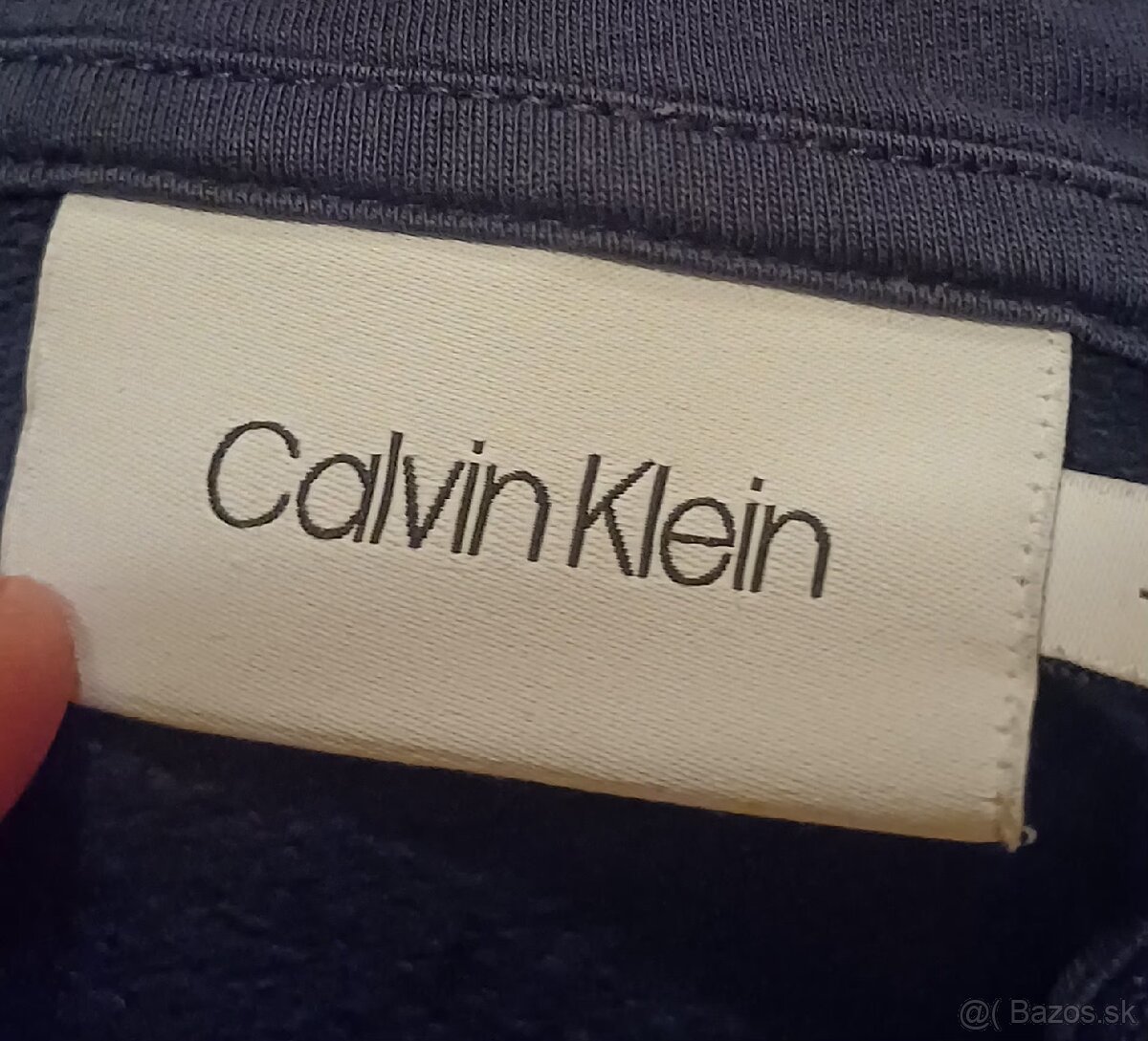 Calvin Klein tmavomodrá zips - 4