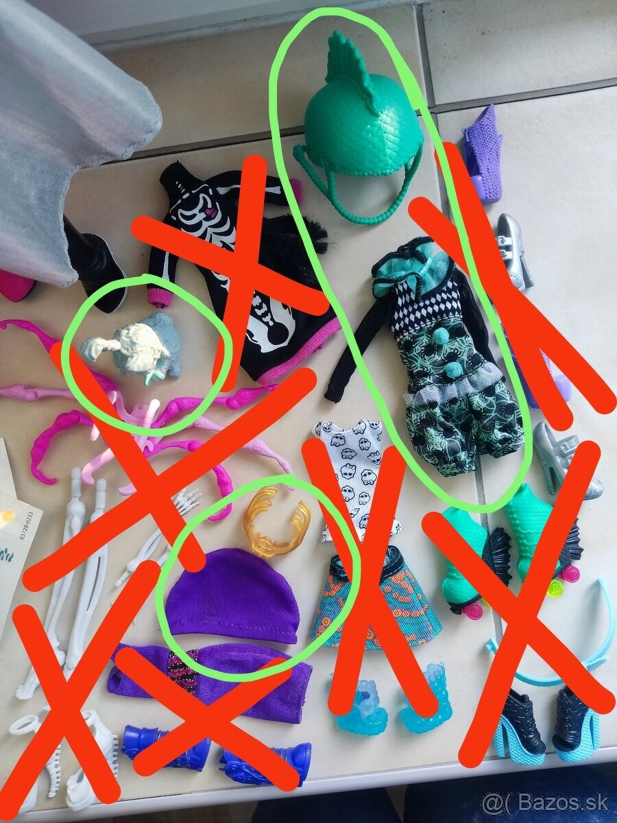 🌊Monster high skladacie bábiky sada🌷 - 4