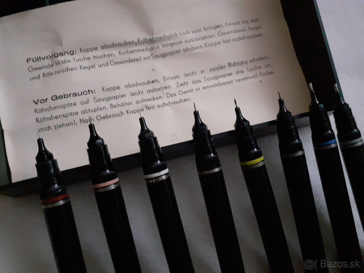 Sady technických, rysovacích pier - rôzne značky - 4