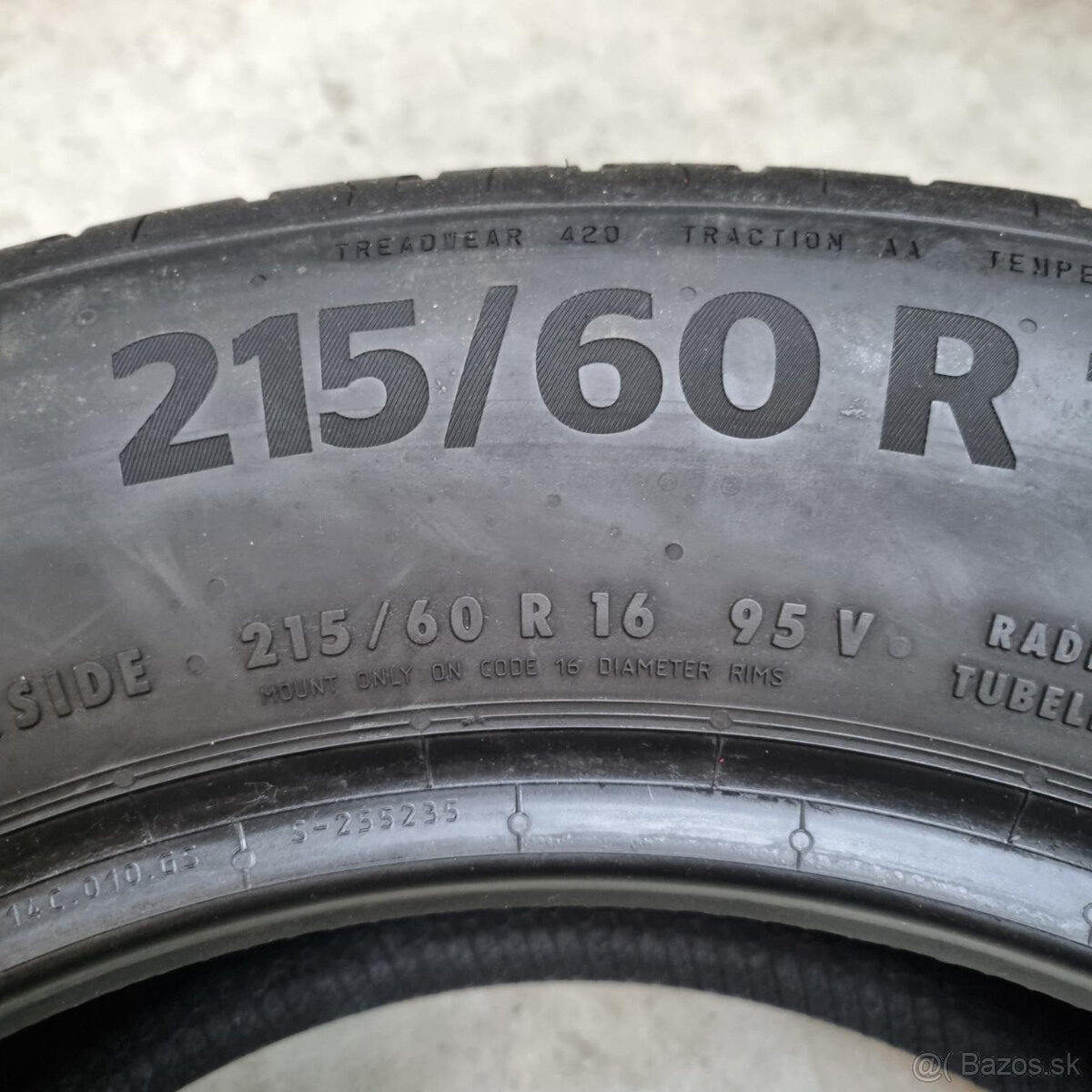 Letné pneumatiky 215/60 R16 CONTINENTAL DOT2723 - 4