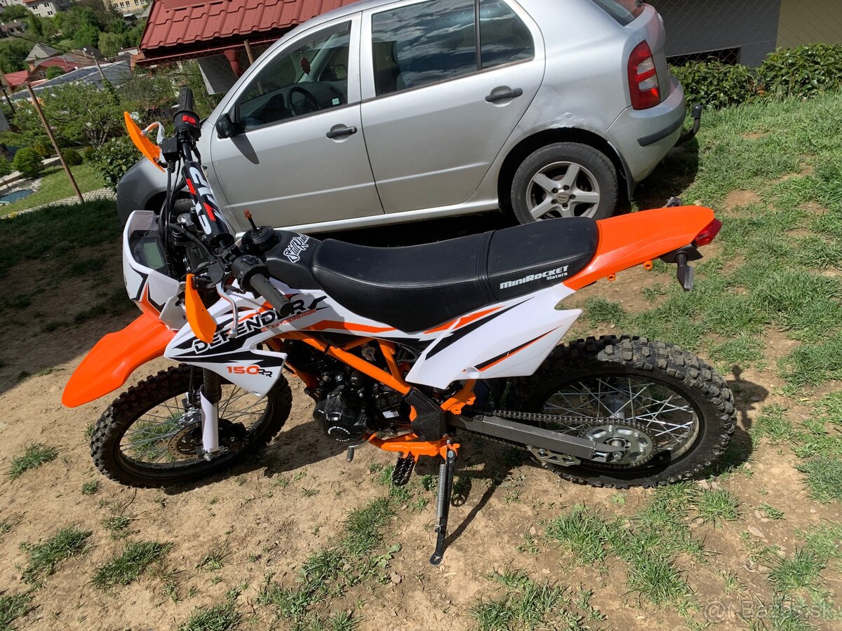 Minirocket motors Defender 150 pitbike