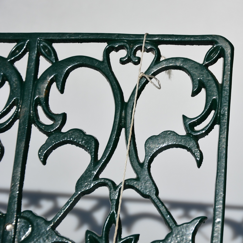 Ťažký anglický liatinový vintage stojan na knihu, tablet - 4