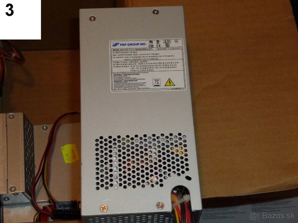 Predám atypické zdroje do PC, ATX aj AT, 7€ za kus - 4