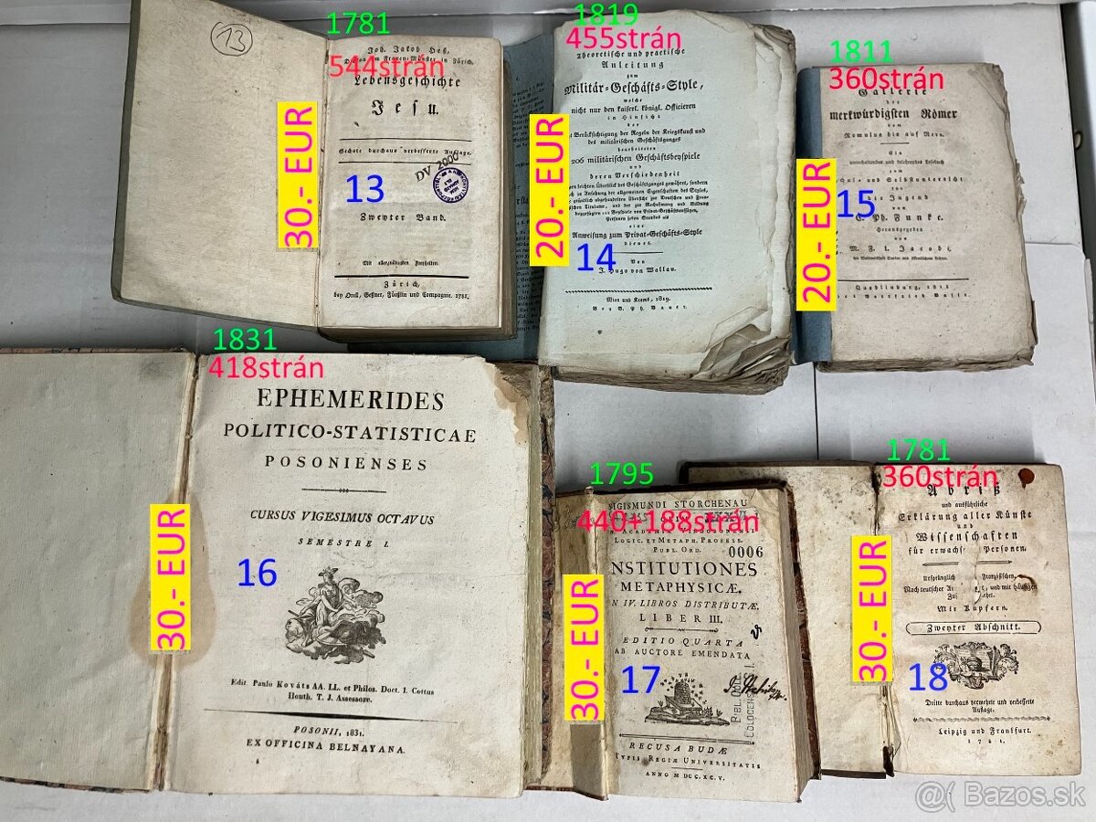 1600 - 1700 veľmi staré knihy - 4